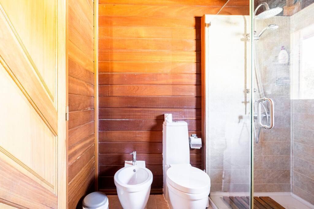 Wooden House Villa Minde Exterior photo