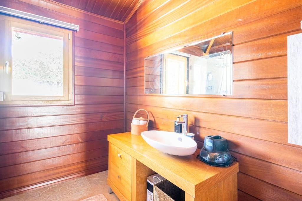 Wooden House Villa Minde Exterior photo